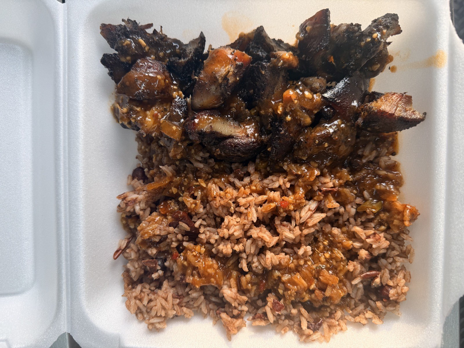 Soul'd Out Foods jerk pork rice bowl